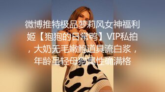 微博推特极品萝莉风女神福利姬【狍狍的日常鸭】VIP私拍，大奶无毛嫩鲍道具流白浆，年龄虽轻母狗属性确满格