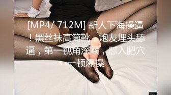 [MP4/ 712M] 新人下海操逼！黑丝袜高筒靴，炮友埋头舔逼，第一视角深喉，怼入肥穴一顿爆操