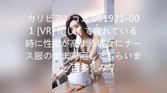 カリビアンコム 051921-001 [VR] 忙しくて疲れている時に性欲が高まる彼女にナース服のまま帰宅してもらいました 百多えみり