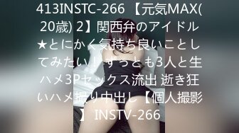 413INSTC-266 【元気MAX(20歳) 2】関西弁のアイドル★とにかく気持ち良いことしてみたい！ ずっとも3人と生ハメ3Pセックス流出 逝き狂いハメ撮り中出し【個人撮影】 INSTV-266