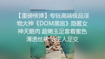 【重磅核弹】专玩高端极品淫物大神《DOM黑宫》隐匿女神天鹅肉 超嫩玉足套着蜜色薄透丝袜 给主人足交